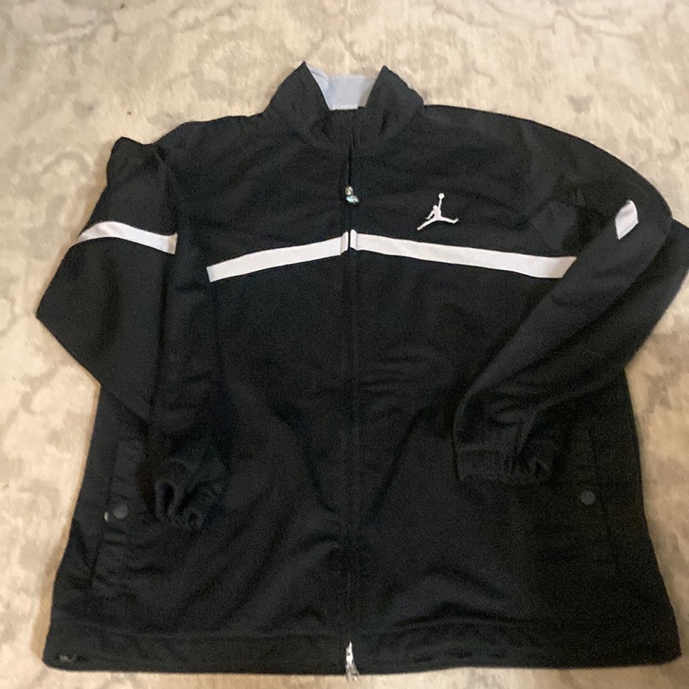Jordan black zip up jacket